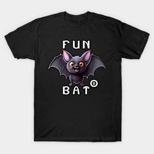 Fun Bat | Grin 'n Bat: Bat-tastic Fun | Bat Lovers T-Shirt